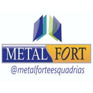 Logomarca da Empresa Metal Fort Vidraçaria e Esquadria em Alumínio