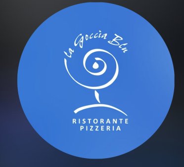logo da empresa La Goccia Blu