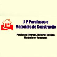 Logomarca da Empresa JP Parafusos e Material de Construção