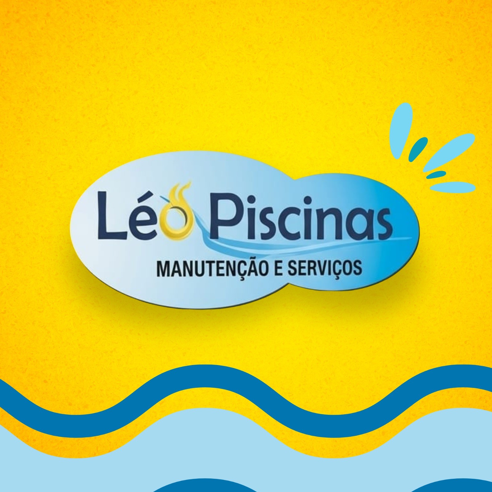 Logomarca da empresa Léo Piscinas