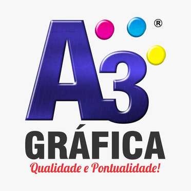 logo da empresa A3 Gráfica