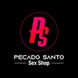 Logomarca Pecado Santo Sex Shop