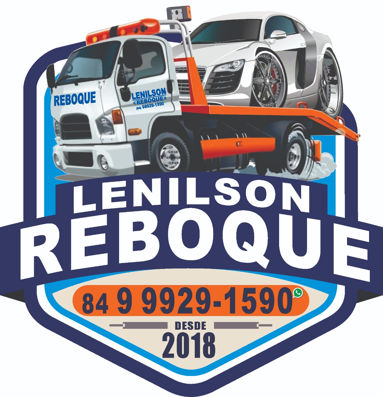 Logomarca da empresa Lenilson Reboque