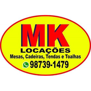 Logomarca da Empresa MK Locações Mesas, Cadeiras e Tendas