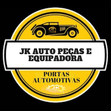 Logomarca JK Auto Peças e Equipadora Portas Automotivas