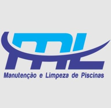 Logotipo da Empresa ML Manutenção e Limpeza de Piscina