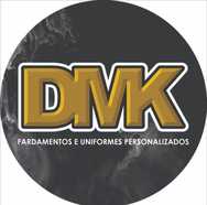 Logomarca da Empresa DMK Fardamentos e Uniformes Personalizados