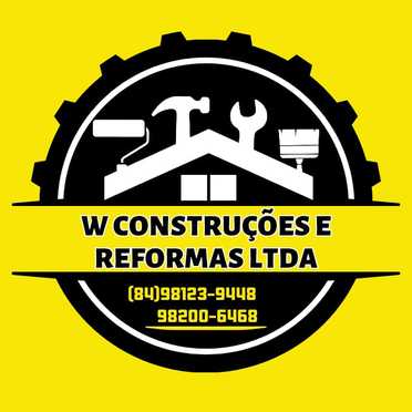 Logotipo da Empresa W Construções e Reformas Natal RN