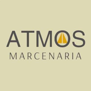 Logotipo da Empresa Atmos Marcenaria
