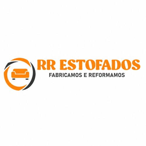 Logomarca da empresa RR Estofados - Fabricação e Reforma