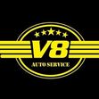 Logomarca V8 Auto Service