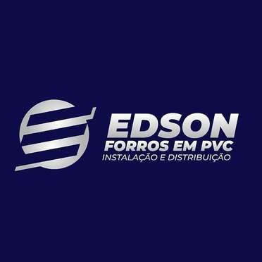 Logotipo da Empresa Edson Forro em Pvc