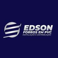 Logomarca da Empresa Edson Forro em Pvc
