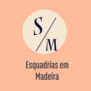 Logomarca da Empresa SM Esquadrias em Madeira