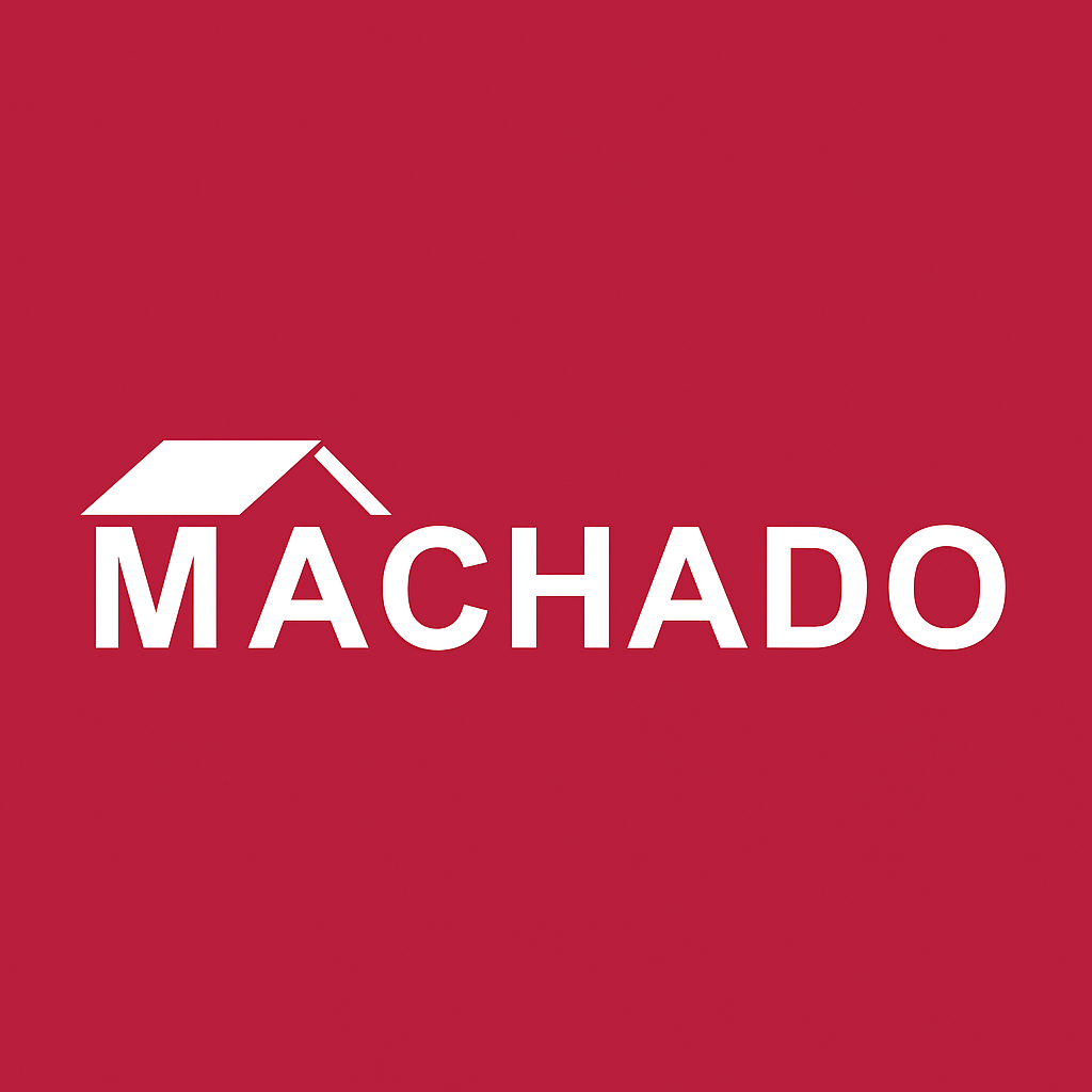 Logomarca da empresa Machado Material de Construção