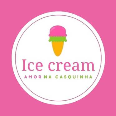 Logotipo da Empresa Ice Cream Amor Na Casquinha Sorveteria