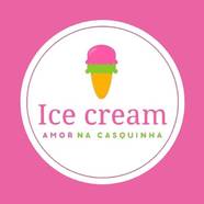 Logomarca da Empresa Ice Cream Amor Na Casquinha Sorveteria