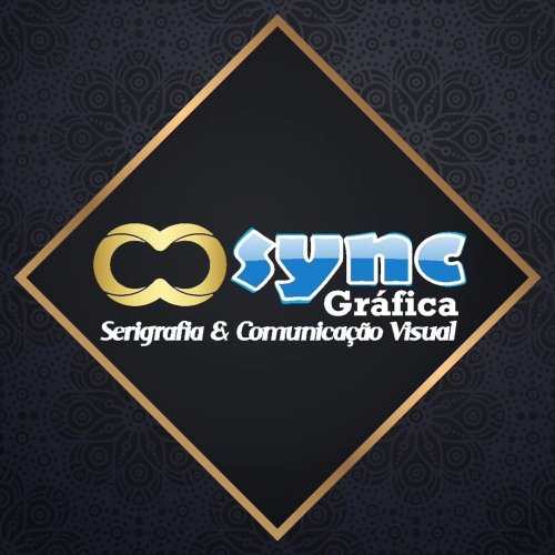 Logomarca da empresa Sync Gráfica