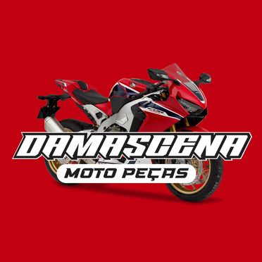 Logotipo da Empresa Damascena Moto Peças
