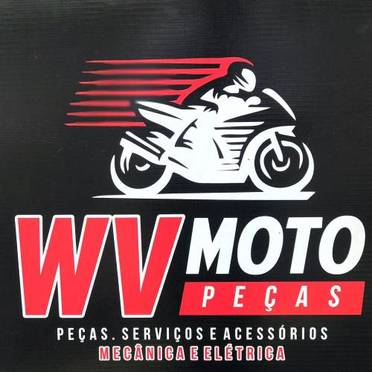 Logotipo da Empresa WV Moto Peças