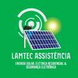 Logomarca Lamtec Assistência Energia Solar, Elétrica e Segurança Eletrônica