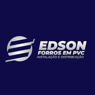 Logotipo da Empresa Edson Forro em PVC Parnamirim