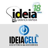 Logomarca da Empresa Ideia Gráfica e IdeiaCell - Assistência e Acessórios
