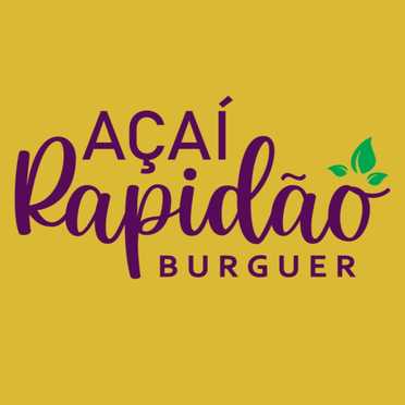 Logotipo da Empresa Açaí Rapidão Burguer