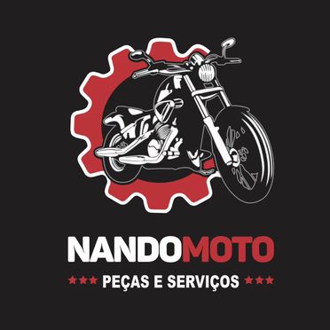 Logotipo da Empresa Nando Moto Peças e Serviços