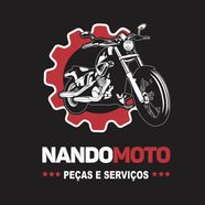Logomarca da Empresa Nando Moto Peças e Serviços