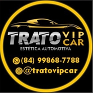 Logomarca da Empresa Trato Vip Car Estética Automotiva e Estacionamento