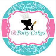 Logomarca da Empresa Polly Cakes Confeitaria
