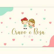 Logomarca da Empresa Cravo e Rosa Kids Roupas Infantis