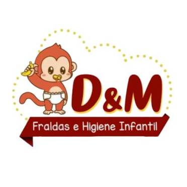 Logotipo da Empresa D&M Fraldas e Higiene Infantil