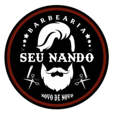 Logotipo da Empresa Seu Nando Barbearia