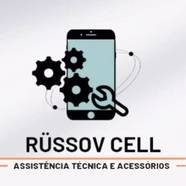 Logomarca da Empresa Russov Cell Assistência Técnica e Acessórios