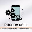 Logomarca Russov Cell Assistência Técnica e Acessórios