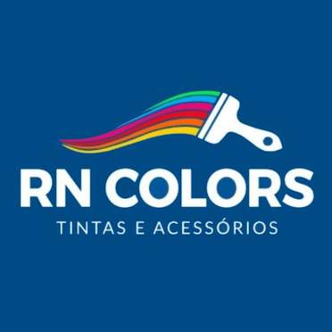 Logotipo da Empresa RN Colors Tintas e Acessórios