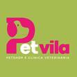 Logomarca Petvila Pet Shop e Clínica Veterinária