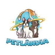Logomarca da Empresa Petlândia Clínica Veterinária e Pet Shop