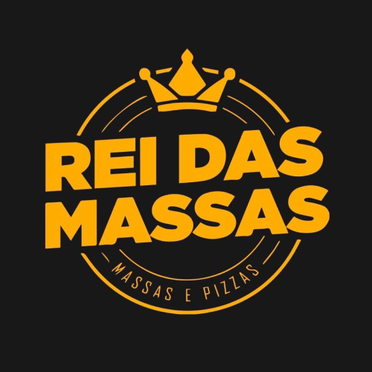 logo da empresa Rei das Massas Pizzaria e Açaiteria