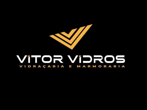 logo da empresa Vitor Vidros Vidraçaria e  Marmoraria