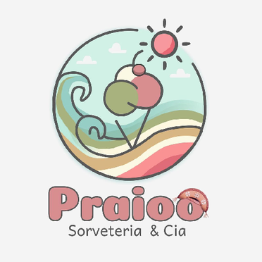 logo da empresa Praioô Sorveteria & Cia