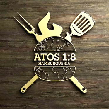 logo da empresa Atos 1:8 Hamburgueria