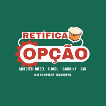 logo da empresa Retífica Opção