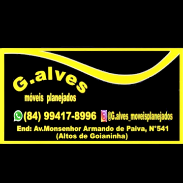 logo da empresa G Alves Móveis Planejados