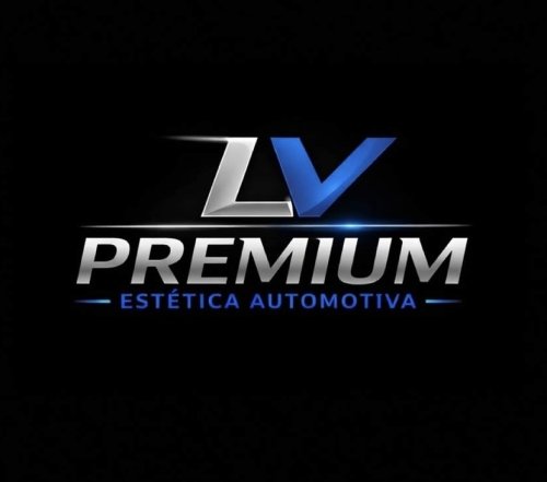 Logomarca da empresa LV premium Estética Automotiva