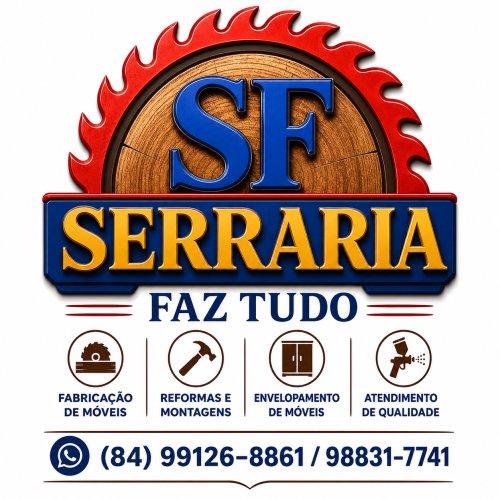 Logomarca da empresa Serraria Faz Tudo