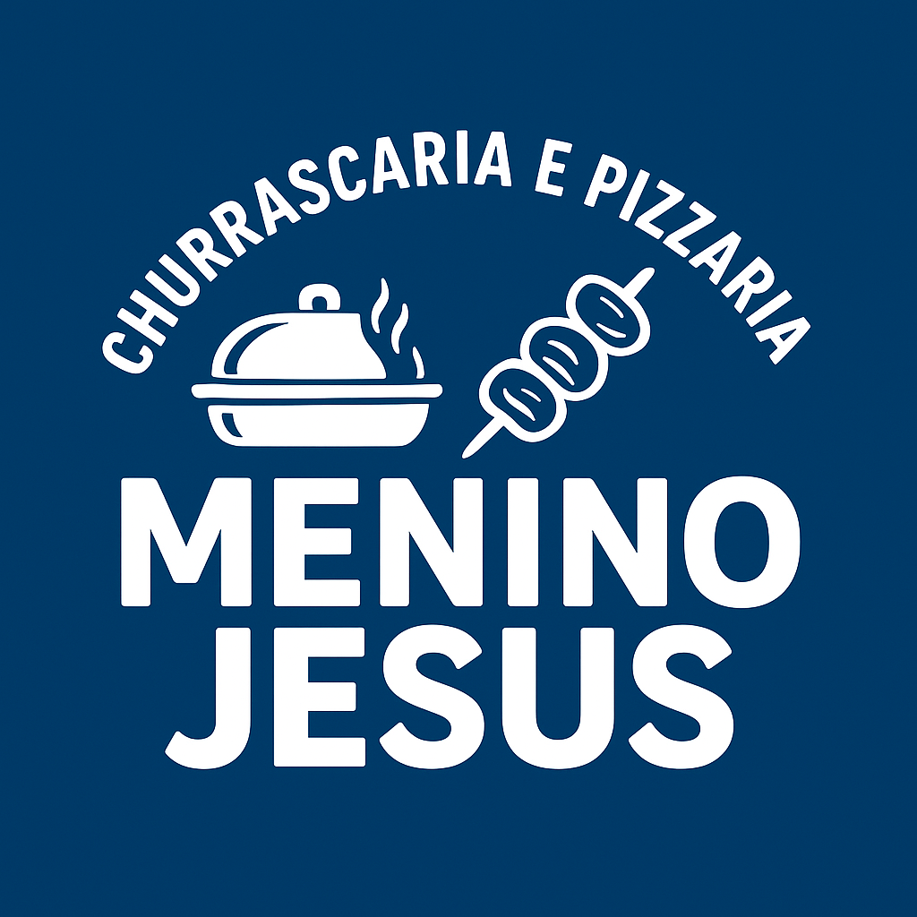 Logomarca da empresa Churrascaria e Pizzaria Menino Jesus