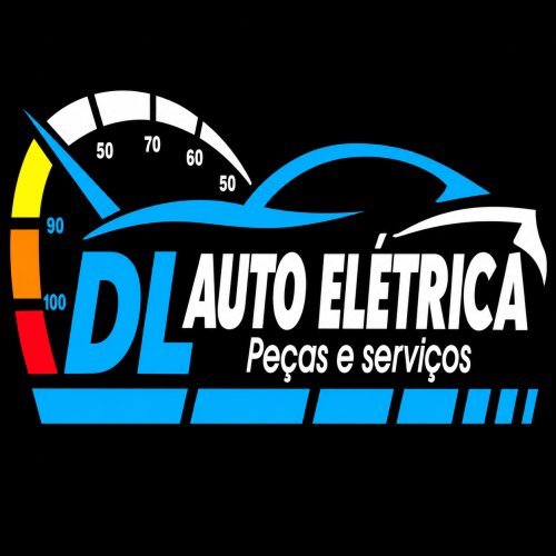 Logomarca da empresa DL Auto Elétrica - Peças e Serviços